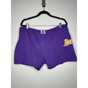 Starter Vintage Laker Drawstring Shorts Size M